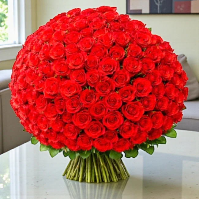 300 Red Roses