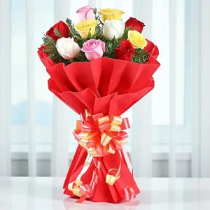 10 Mixed Rose Bouquet