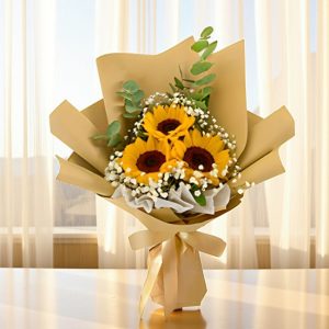 3 Sunflowers Bouquet