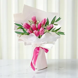 Pink Tulip Bouquet
