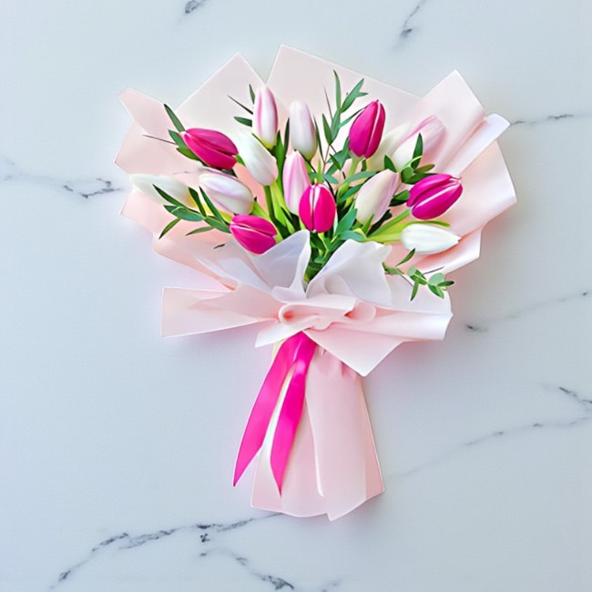 Colorburst Tulips Bouquet