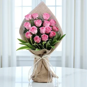 Pink Roses Bouquet