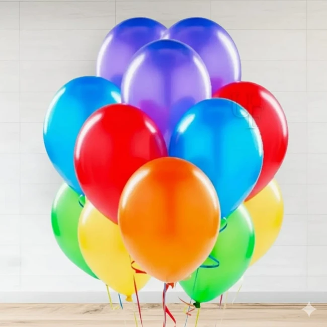 Colorful Balloon Bunch