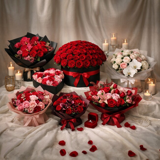 Luxury Valentine’s Day Flower Bouquets in Al Ain