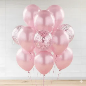 Pink Balloon Bunch
