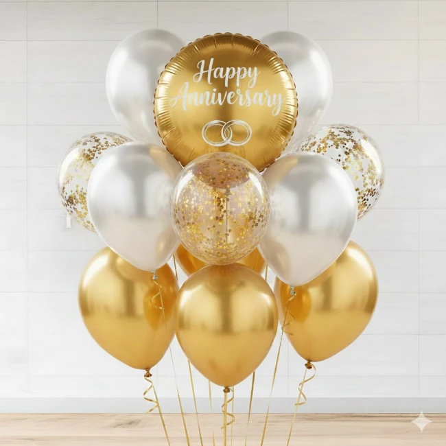 Anniversary Balloon Bunch