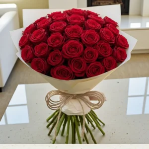 100 Red Roses Bouquet